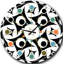 Horloge murale Mid-Century-40748357
