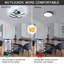 Plafonnier encastré 4 lumières DEL-908423242