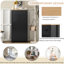 Armoire de rangement fonctionnelle pour chaussures avec 3 tiroirs et couloir à finition en grain de bois-432427957-432427959
