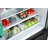 Hamilton Beach 16.6 Cu. Ft. French Door Refrigerator, Tempered Glass Shelves and Digital Display, Black Stainless Steel 