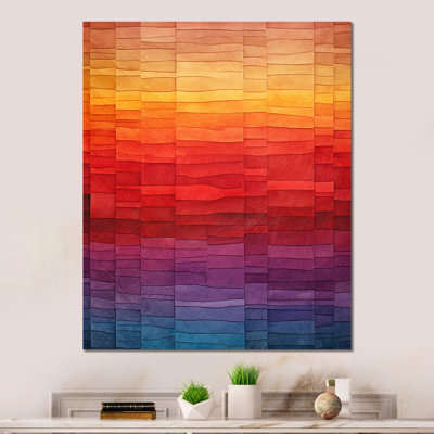 " Cubic Rainbow Seven Lines "