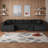  128" Boneless Sofa U-Shaped Modular sectional Couch, 27.6" Deep Seat Oversized Couches for Living Room-1903517766-1896648960