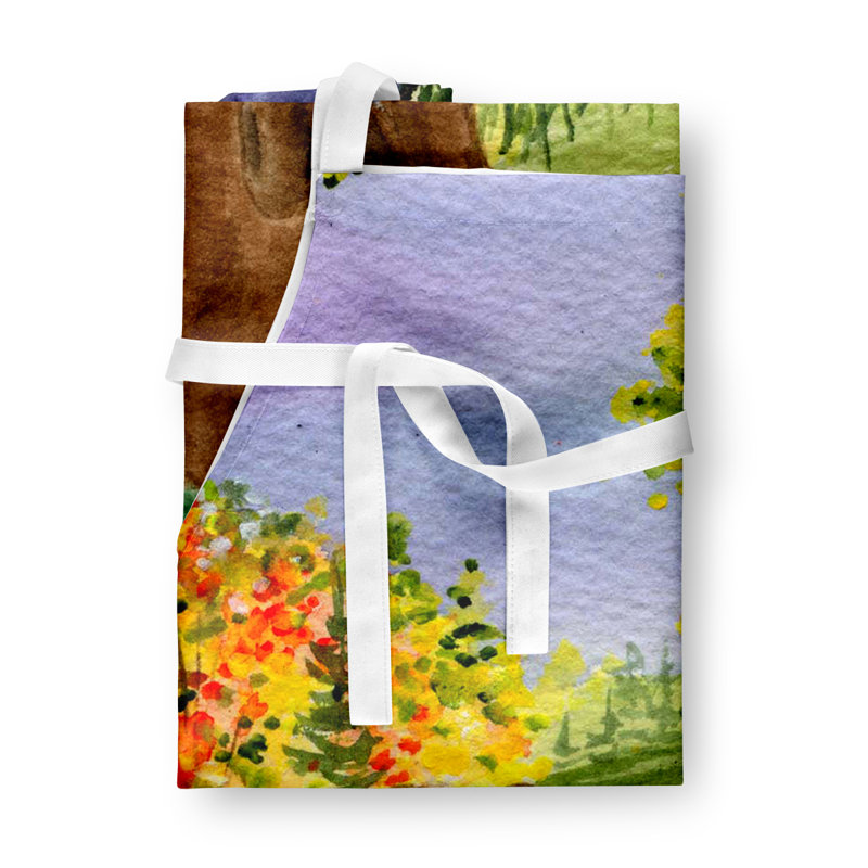 No Pattern Bib Apron