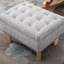 Chaise berçante de loisir rembourrée avec structure en bois massif-107266501-107266500