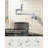 ARCORA Wall Mounted Pot Filler Brass Folding Kitchen Faucet with 2 Handles-101986411