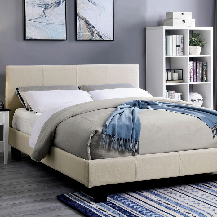 Latitude Run® Nitya Upholstered Platform Bed & Reviews | Wayfair