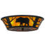 Rustic Lodge 4 - Light Flush Mount