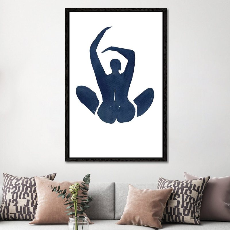 Feeling Fine by Mike Koubou - Print on Canvas, Black Framed, 152.4cm H x 101.6cm W x 3.81cm D