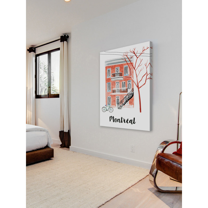 " Montreal Apartment " by Molly Rosner, 18” H x 12” W x 1.5” D