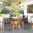 3 Pieces Outdoor Patio Bistro Set