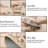 Washable Area Rug Apricot Butterfly Soft Accent Carpet Vintage Inspired Distressed Low Pile for Living Room Dining Room Bedroom Den-1887641501