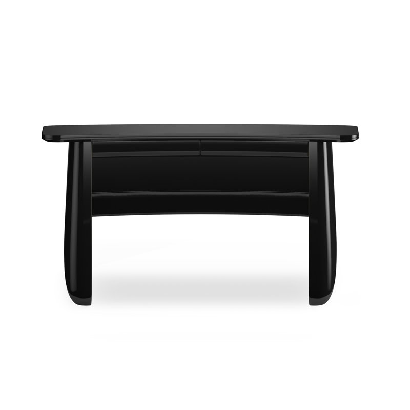Cabochon Glass Top Writing Desk