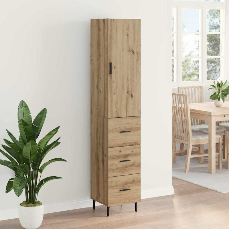 34.5cm Sideboard, Artisan Oak