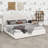 Low-Profile Upholstered Platform Bed With Headboard