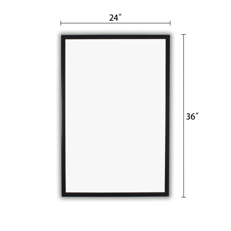Aariah Mirror, 36"H x 24" W, Black