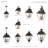 Francsico 3 - Bulb 22" Outdoor Wall Lantern-31070778