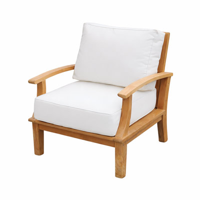Galvan Teak Outdoor Lounge Chair