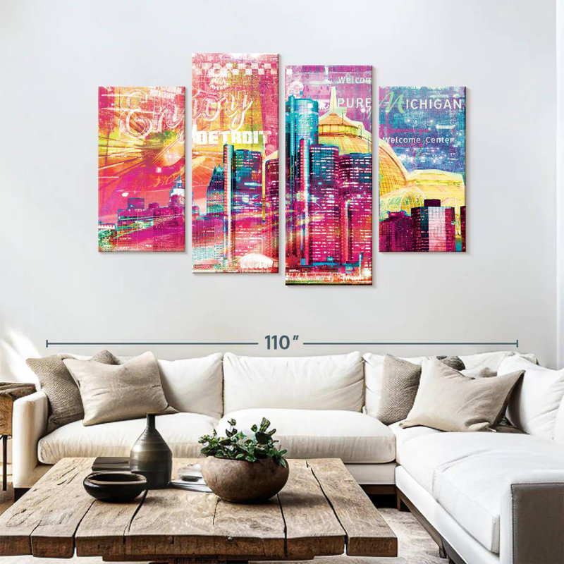 Nicci Detroit Cityscape Grunge