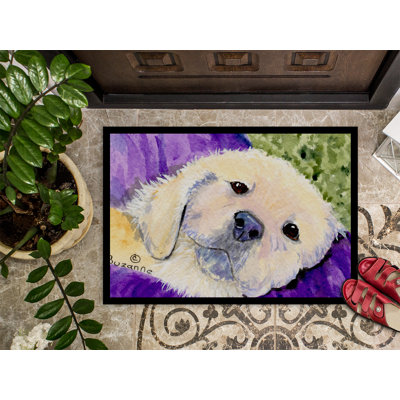 Paillasson d’intérieur antidérapant Taylorville Golden Retriever