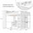 Wood Queen Size Loft Bed, Built-In Desk And Wardrobe, Storage Headboard With Charging Station, Modern Farmhouse, Kids Bedroom-1409277339