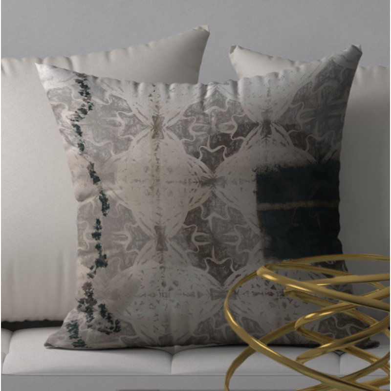 Housse de coussin carrée/insert, 24 po x 24 po