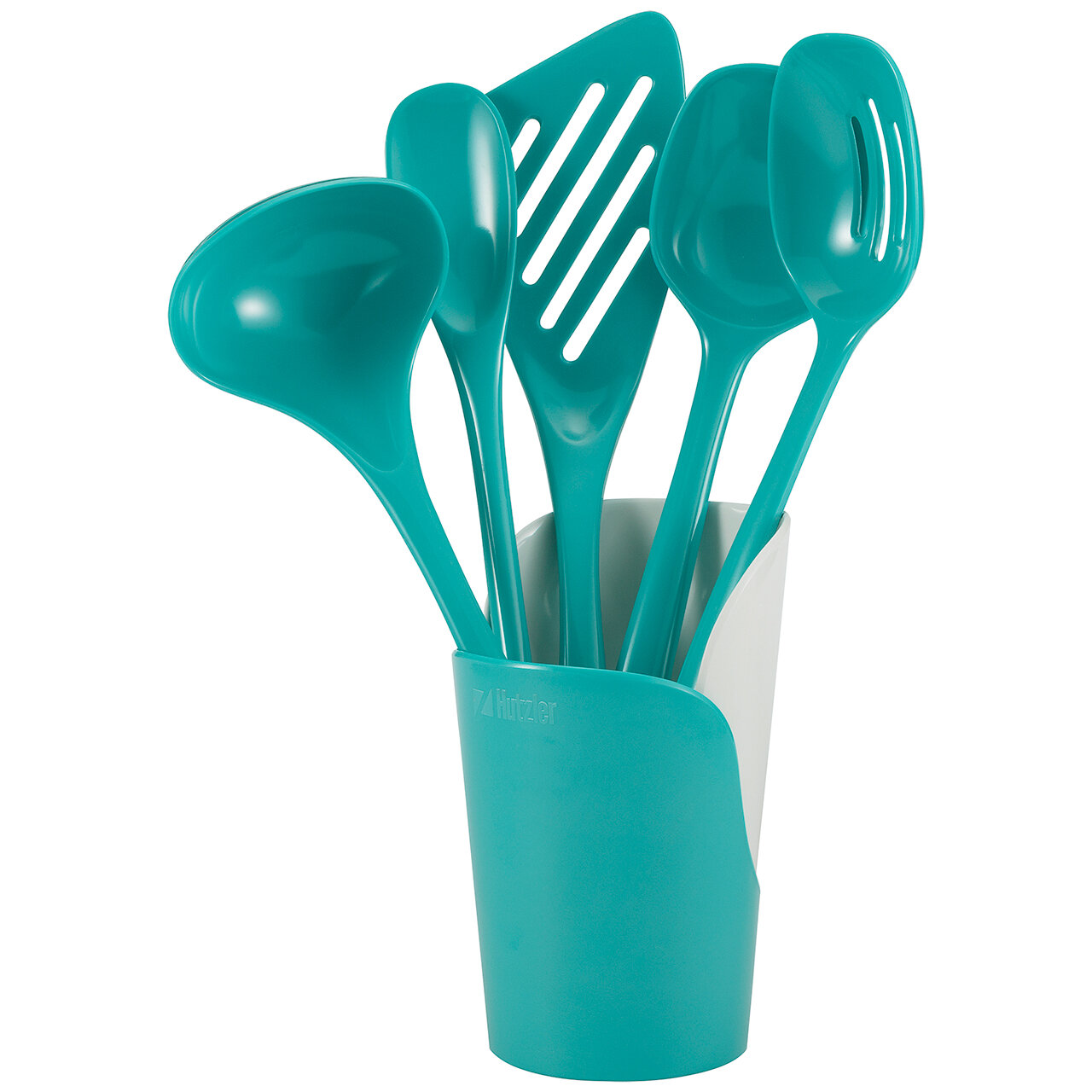 Reston Lloyd Melamine Slotted Spoon - Turquoise