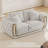 67'' Tufted Glitter Velvet Sofa Round Arm Couch with Gold Metal Accent-697533078-698052770