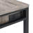 Disho  Light Weathered Oak & Black Finish Writing Desk W/USB
