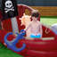 Plastic Oval Inflatable Pool 114.3cm H x 172.7cm W x 230cm L