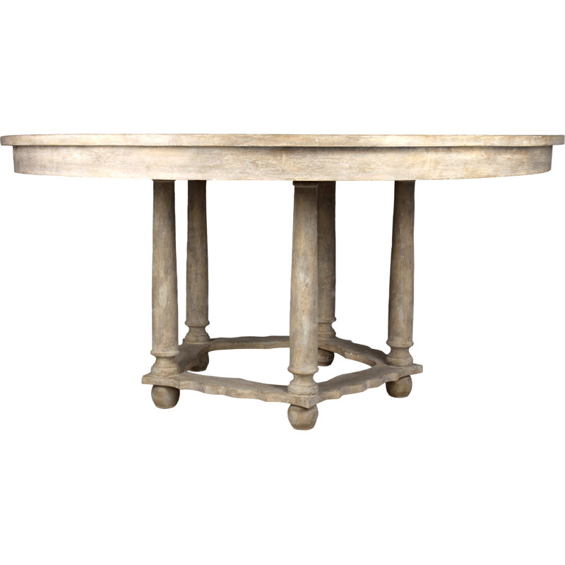 Moorish Round Solid Wood Dining Table