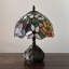 Lampe de table Harumi Tiffany en verre teinté orange rouge à base de libellule DEL l 10 po x P 10 po x H 14 po