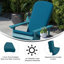 Chaises Adirondack berçantes d'intérieur / extérieur avec coussins-763418325