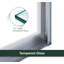Porte de douche demi-cadre l 46 "à H 72" x H 72 "-64437016