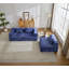Canapé-lit convertible à plancher à compression avec structure fixe, modulaire désossé, sans assemblage, idéal pour les espaces polyvalents-217977166