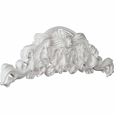 Emily 10.25'' H x 34.25'' W x 2'' D Urethane Onlay Scroll