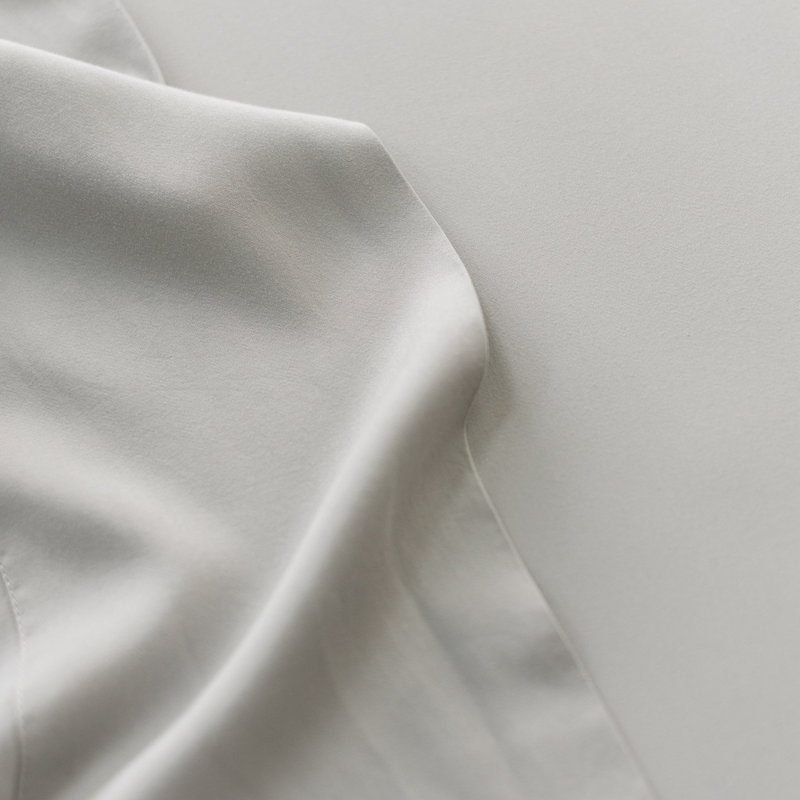 400 Thread Count Rayon Sheet Set, Gray, Full Sheet Set