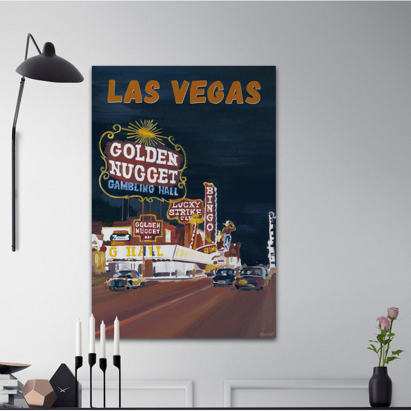«Entertainment Capital II», reproduction de publicité sur toile tendue, H 18 po x l 12 po x 1,5 po