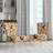Red Popart Lichtensteins Lines Matrix - Upholstered Contemporary Side Chair, Modern Abstract Accent Chair