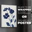 Indigo Bloom I - Impression sur toile seulement - NON-CADRE-118051107