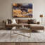 Faune sauvage, art mural sur toile mauve-620593549