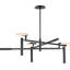 Melange 36" Floating Disc Chandelier with Alabaster-1761001292