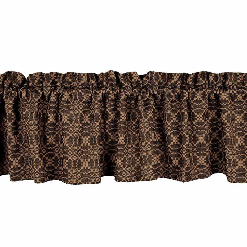 Marshfield jacquard 72" jupe de fenêtre