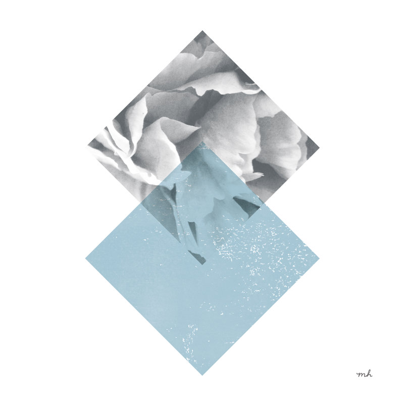 Blossoms III by Moira Chocolate - Wrapped Canvas Print, 30cm H x 30cm W