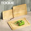 Toque 3Pcs Bamboo Cutting Board Set Chopping Boards Serving Platter Kitchen