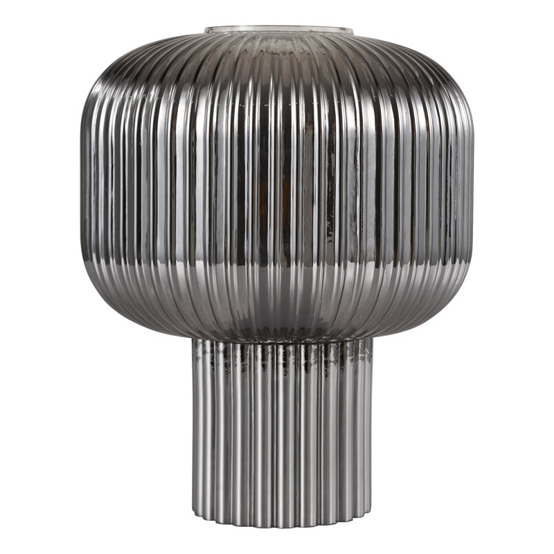 Glass Table Lamp Lamp, Smoke