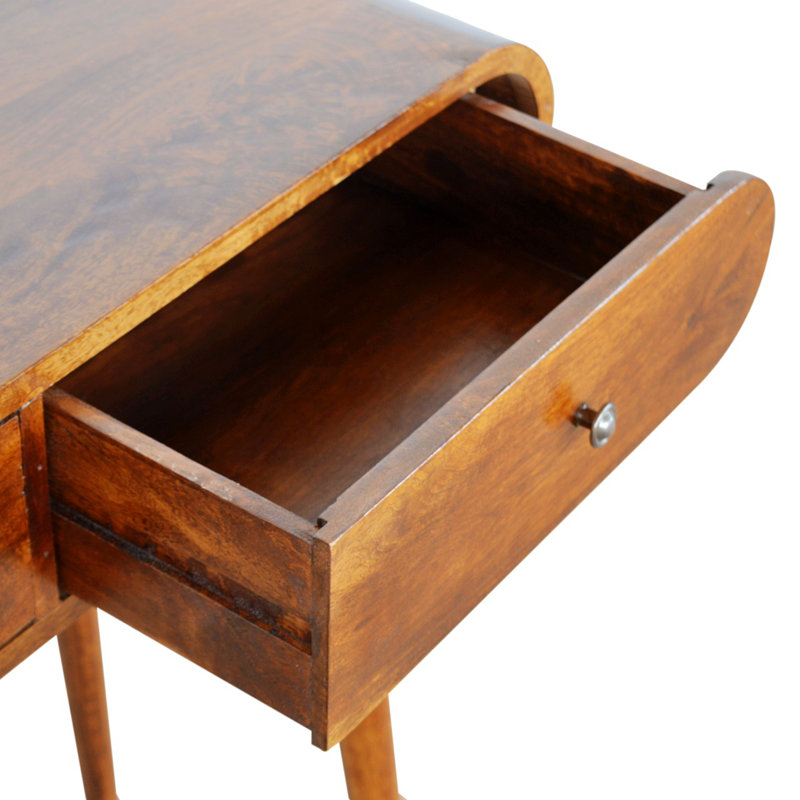 Brunman 35.42'' Solid Wood Console Table