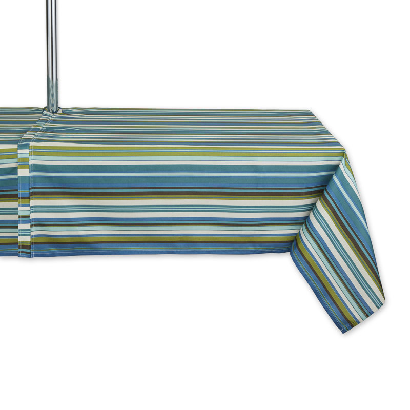 NAPPE EXTÉRIEURE BEACHY STRIPE, 120 po x 60 po, Balnéaire
