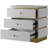 Esme 3 Drawer Nightstand