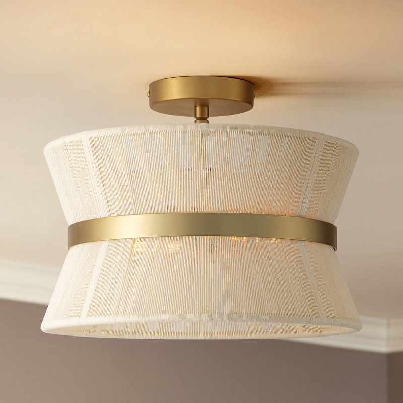 2 - Light Semi Flush Mount