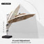 Parasol rond en aluminium 120 po-1891782520